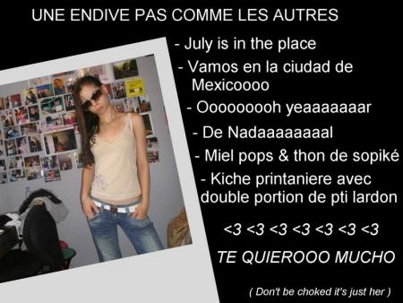 Oo Une Endive pas comme les autres OO
